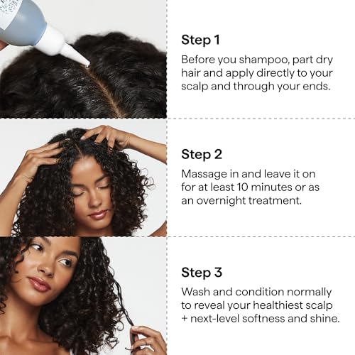 Briogeo Scalp Revival Rosemary Pre-Wash Oil | Moisturizing Scalp Treatment for Dry, Flaky, or Itchy Scalp | Strengthens Hair & Soothes Scalp | Vegan & Cruelty-Free 1 Fl Oz