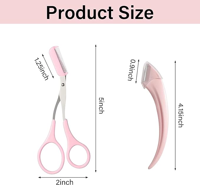 3 PCS Eyebrow Repair Beauty Tool Set with Comb Eyebrow Repair Scissors Professional Eyebrow Repair Scissors Stainless Steel Precision Eyebrow Repair Scissors Set for Men and Women Eyebrow Repair Tools -  Australia
