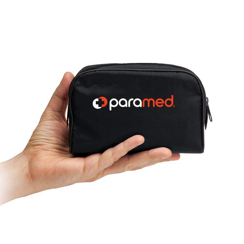 PARAMED Aneroid Sphygmomanometer – Manual Blood Pressure Cuff with Universal Cuff 8.7-16.5" and D-Ring – Carrying Case in the kit – Black – Stethoscope Not Included