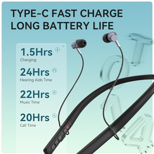 Hearing Aids, Bluetooth Hearing Aid for Seniors Adults
