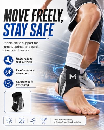 2-Pack Ankle Brace Pro Lace up Anklepro Support Women Men Bidirectional Motion Softball Ankles Sports Sock with Straps Lightweight Basketball Elastic Ankle Stabilizer for Sprained Injured Foot (Gray) Gray