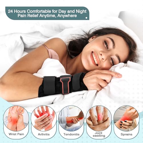 Medibot Wrist Brace & Thumb Spica Splint, for De Quervain's Tenosynovitis, Tendonitis, Carpal Tunnel & Arthritis Wrist Support Thumb Splint (Right Hand - Large) Right-L