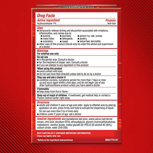 Cortizone-10 Easy Relief Applicator Anti-Itch Liquid 1.25 oz 1.25 Fl Oz (Pack of 1)