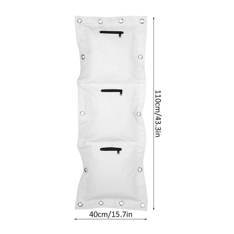 Wing Chun Wall Target, Punch Empty Sand Bag Target with Zipper, Wall Mounted Striking Sand Bag for Boxing Muay Thai (Sanlian)