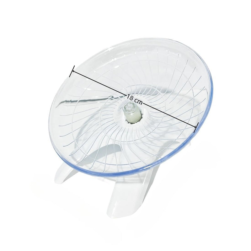 Funny Hermit Crab Running Wheel Climb Toy, Hamster Reptiles Running Flying Wheel Saucer, Cute Running Wheel for Guinea Pig Small Pet Animals Tree Frog Hamster Lizard Salamander Hermit Crab (White) White - BeesActive Australia