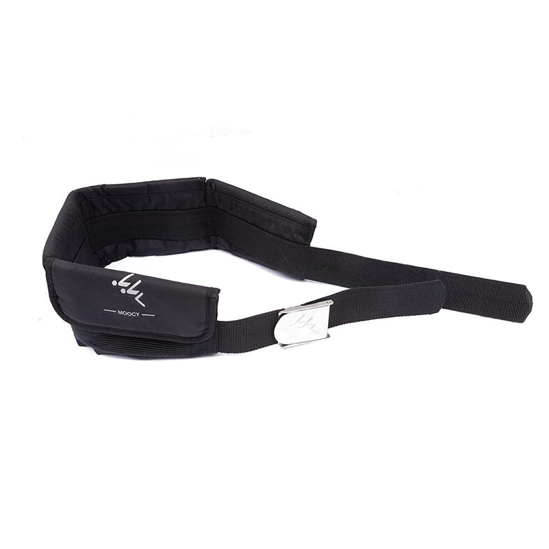 Waist Scub-a Weight Belt, Adjustable Scub-a Weight Belt with 4 Neoprene Pocket, Durable Dive Weight Belt for Fre-e Diving with Stainless Steel Buckle and Adjustable Webbing(Black) Black - BeesActive Australia