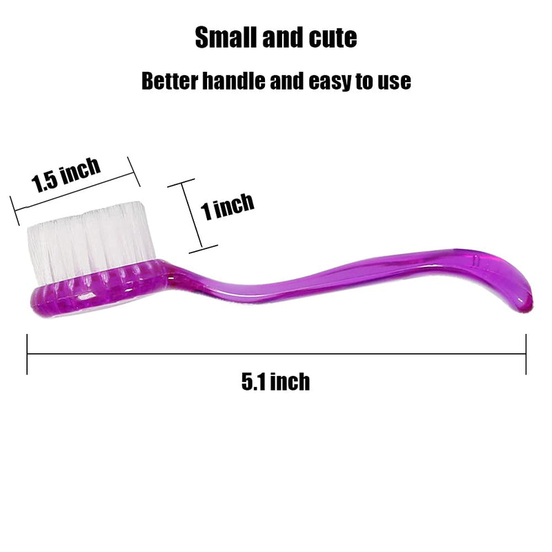 2 Pack Hamster Brush, Guinea Pig Massage Combs, Hedgehog Cleaning Supplies - Purple - BeesActive Australia