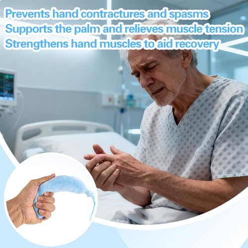 4 Pcs Palm Protector Hand Contracture Cushion with Finger Wands