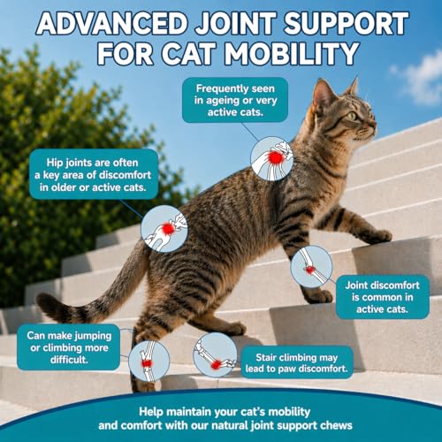 Bailey & Buddies Cat Hip & Joint Support and Probiotic Supplements Bundle