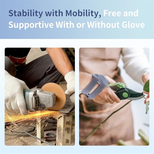 CMC Thumb Brace with Thumb Sleeve for Tendonitis Gray Small Right Grey-Right