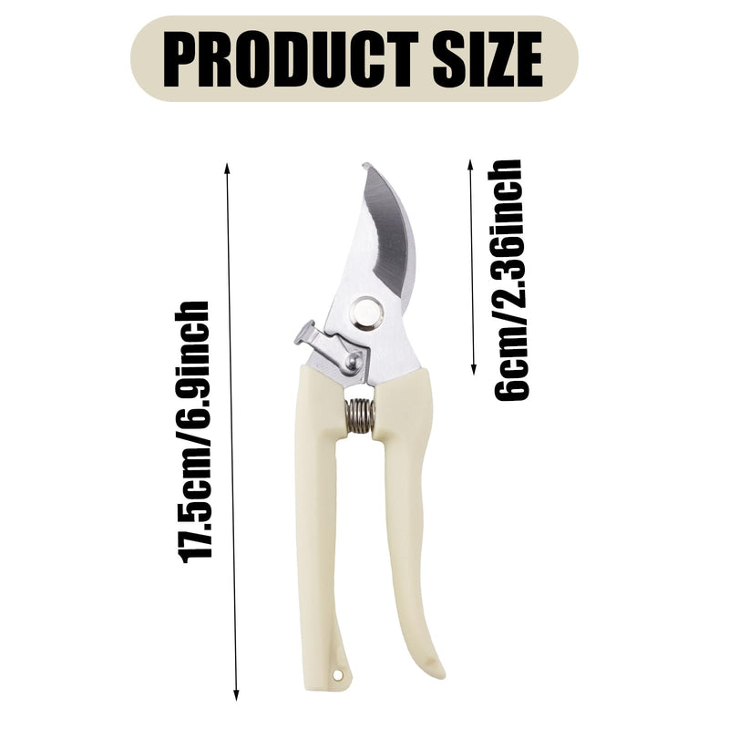 BOXOB Goat Hoof Trimmers, Stainless Steel Goat Toe Trimming Tool with Spring Hoof Shears Sheep Nail Clippers for Sheep Pigs Horses Livestock Nail Scissors and Garden Potted Tree Pruner Plant Pruning