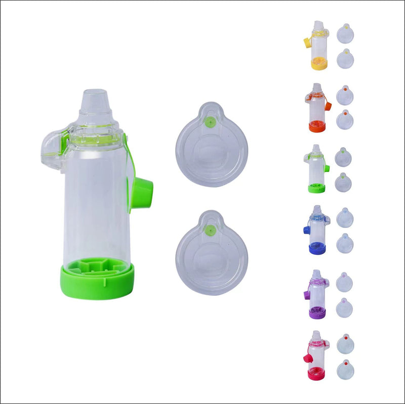 Spacer for Adult and Kids 2 Masks-NESSI OTC SPACER (2 Masks/Green/Kids) - BeesActive Australia