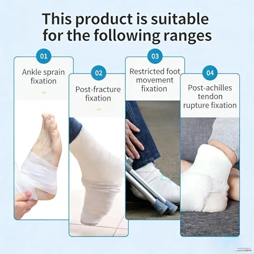 Walking Boot for Broken Foot, Ankle & Toe - Adjustable Medical Boot, Removable Splint, Non-Slip Sole for Fracture, Sprain, Post-Surgery, Bunion Relief (Left)