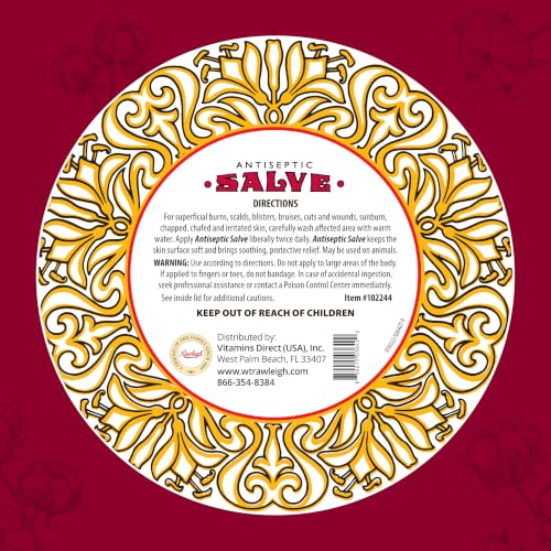Rawleigh Antiseptic Salve Iconic Yellow Big Tin: 4.5 oz (Pack of 1) 4.5 Ounce (Pack of 1)