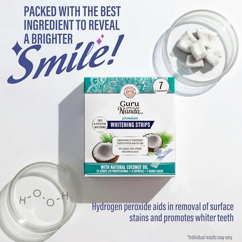 GuruNanda Bright Smile Sensitivity Care Bundle – Sensitive Toothpaste with Potassium Nitrate & 16-Day Whitening Strips for Gentle Whitening & Everyday Oral Comfort