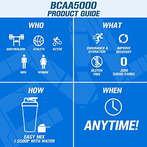 Evlution EVL BCAAs Amino Acids Powder - BCAA Powder Post Workout Recovery Drink and Stim Free Pre Workout Energy - 5g Branched Chain Amino Acids Supplement for Men - Cherry Limeade 30 Servings