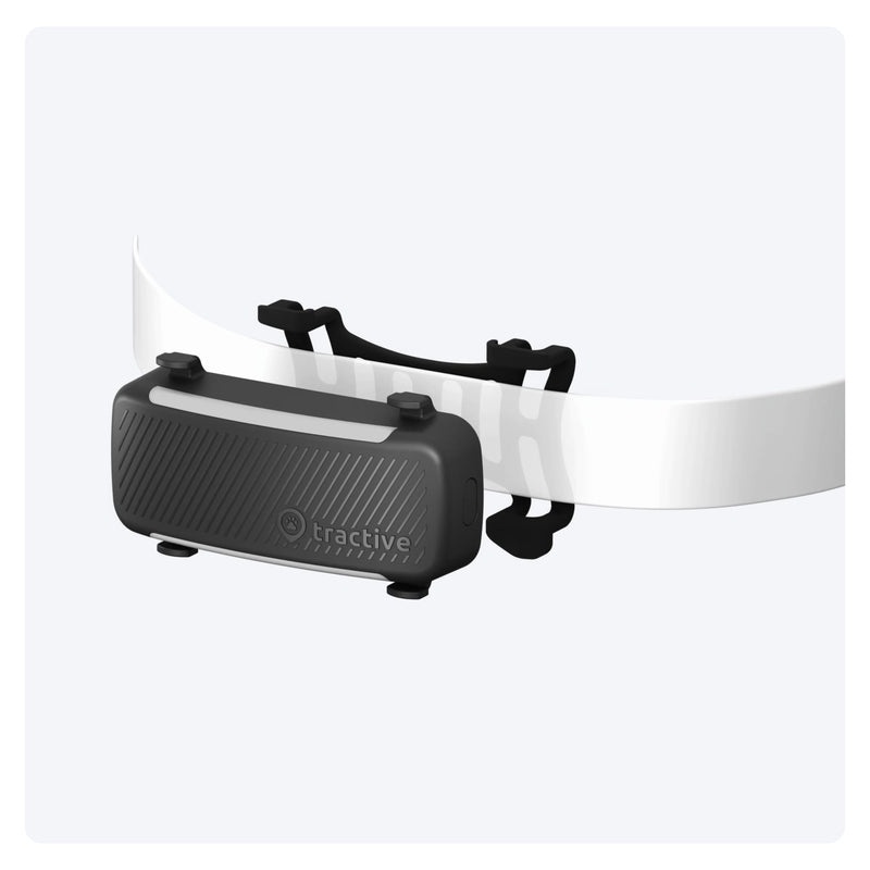 Tractive 2 PCS. Rubber Clips for Tractive Dog 6 GPS Tracker (Black) Black - BeesActive Australia