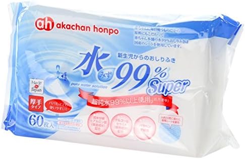 99% Water SP Thick Wipes, 60 Sheets x 16 Packs - BeesActive Australia