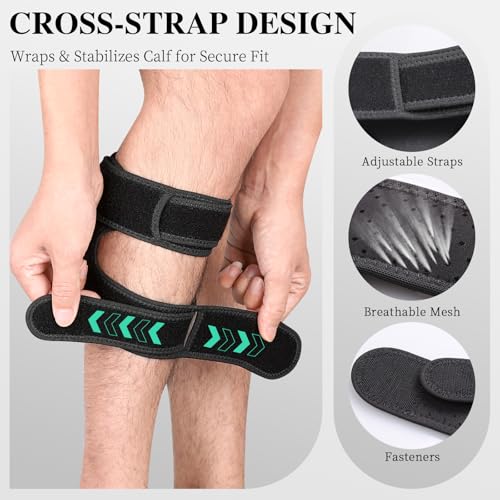 Oyakin Sciatica Pain Relief Devices, Sciatic Nerve Knee Brace, Sciatic Ease Calf Brace for Pain Relief