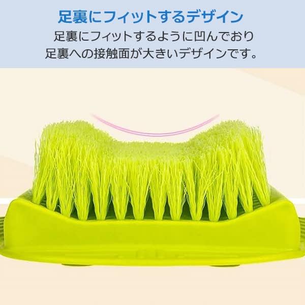 SPM-FWBRS-GY Foot Brush, Foot Brush, Foot Washing Mat, Wash, Heel Care, Foot Care, Odor Deodorizing, Odor Protection, Wash, Foot Odor, Odor Prevention, Exfoliating, Heel, Soles, Foot Washing Brush, Gray - BeesActive Australia