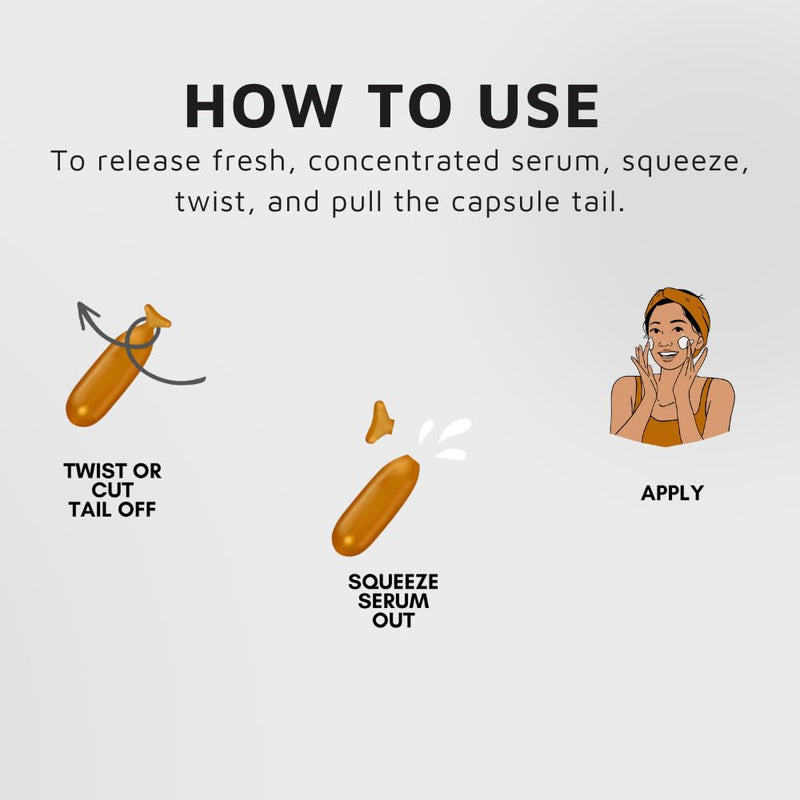 C-Source 12% Vitamin C Serum Capsules for Face by Adrien Arpel, Daily Facial Serum Helps Smooth Fine Lines and Wrinkles, Reduce Appearance of Dark Spots, 30 Capsules