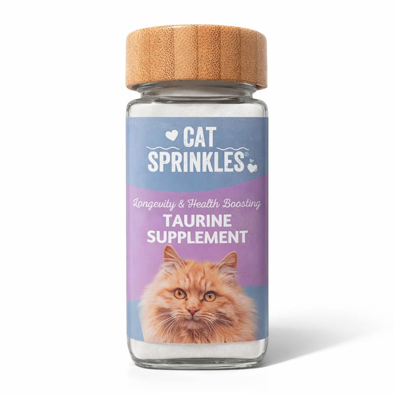 Pure Taurine for Cats 100g Powder – 1 Year+ Supply | Natural Amino Acid for Heart & Eye Health, Kidney & Gut Support and Longevity | Includes Spoon for Precision Dosing | 100% Purity