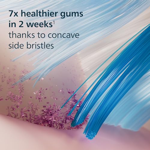 Philips Sonicare G3 Two-in-One Brush Heads, 4-Pack, 1 Year Supply, White 1 Count (Pack of 4)