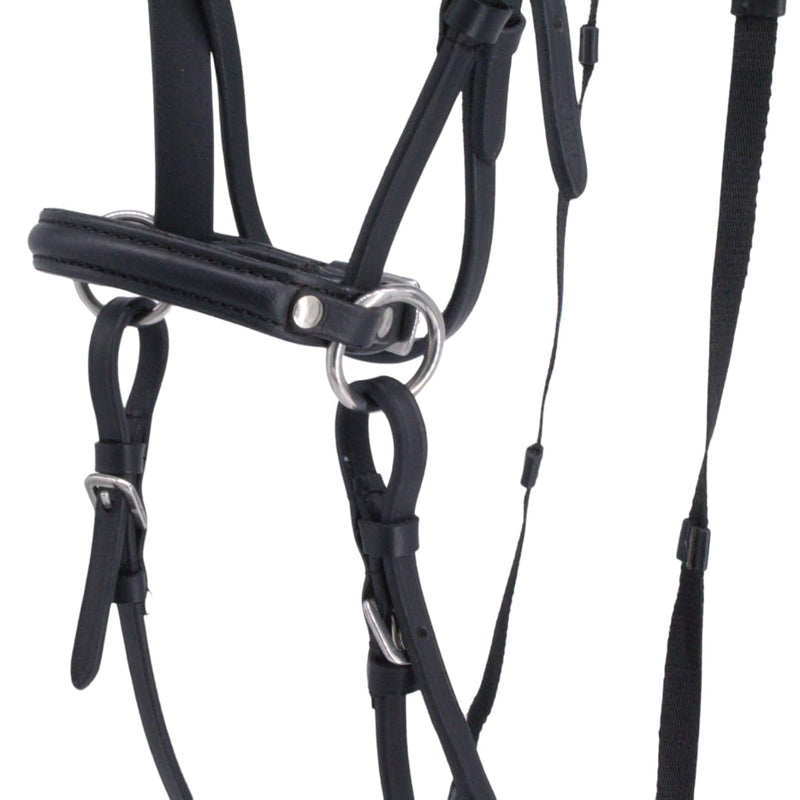 PFIFF 103111 Hobby Horsing Play Bridle Bitless Bridle for Hobby Horse Play Horse Plush Horse, Black