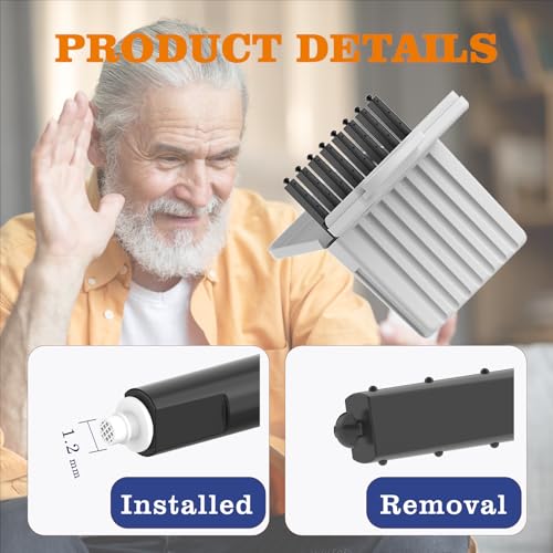 (80 Pcs) Phonak Cerumen Stop Wax Guards Filters for Hearing Aids Resound 10 packs Cerumen Stop Milky