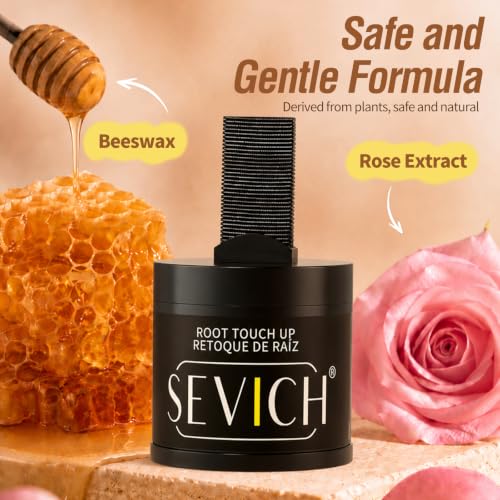 Sevich Hairline Powder 10g 2-Pack with Brush, Instantly Conceals Hair Loss & Thinning, 48H Waterproof Root Touch Up Powder, Natural Hair Shadow Toppers for Women & Men, 2 Box = 5 Boxes,Brown Brown 0.71 Ounce (Pack of 1)