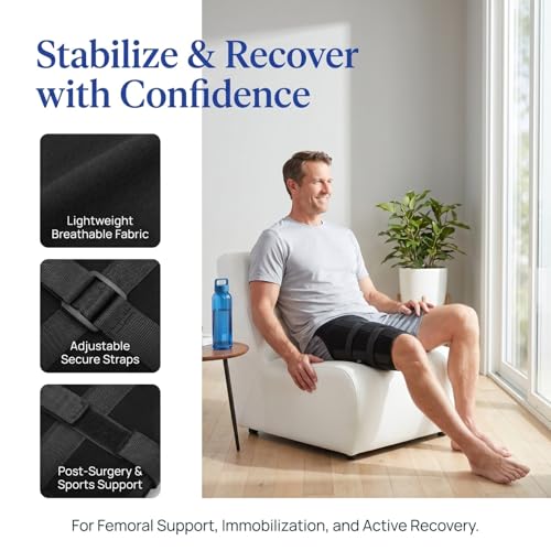Totority Breathable Hip Brace Hip Stabilizer Brace with Aluminum Splint Support Protection Guard for Sprain Protection Running Cycling Weightlifting Basketball Tennis Volleyball