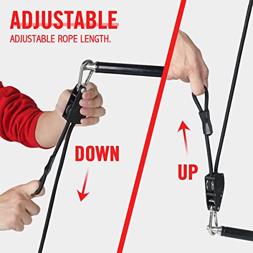 Flex Double End Punching Bag - Bungee Cords w/Special Flex Adjustable System - Durable Bladder Speed Bag - Boxing Training Equipment for Adults - Home Gym Accessories Round - BeesActive Australia