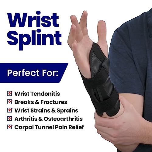 ARMSTRONG AMERICA Wrist Brace For Carpal Tunnel Right Hand + Wrist Wrap Compression Wrist Brace For TFCC Tears Large
