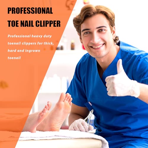 LePinko Podiatrist Toenail Clippers, Thick and Ingrown Nails Clippers, 1PCS 1 piece