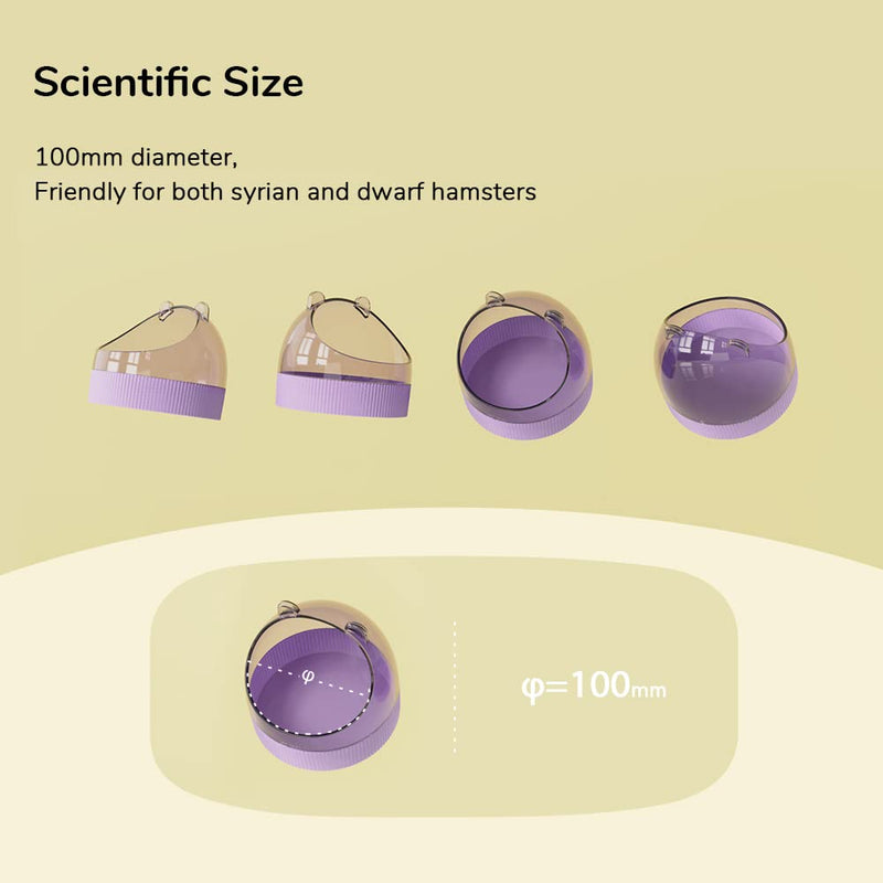 Cute Hamster Food Bowl Hedgehog Dish for Dwarf Hamsters, Syrian Hamsters, Gerbils, Mice, Rats, Small Animals, Green - BeesActive Australia