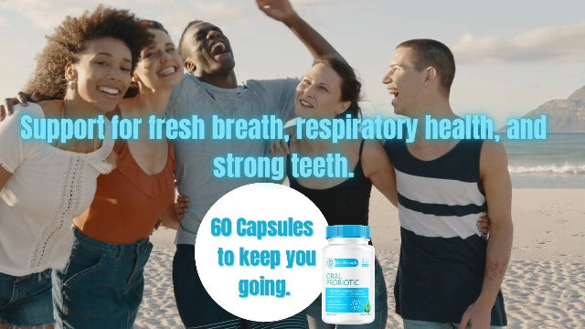 (2 Pack) Best Breath Capsules - Official BestBreath Advanced Oral Probiotic Pills Supplement Support - Maximum Strength, Natural Formula For Overall Health & Wellness Review, 120 Capsules For 2 Months 60 Count (Pack of 2)