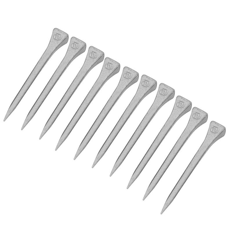 Horseshoe Nails, E6 250PCS Firmly Horse Tool Horse Hoof Nail with Good Elasticity Steel Hoof Peg Securing Accessory for Horse Training Equestrian Sports - BeesActive Australia