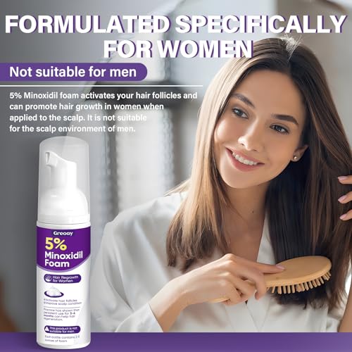 5% Minoxidil Foam for Women Hair Growth Foam