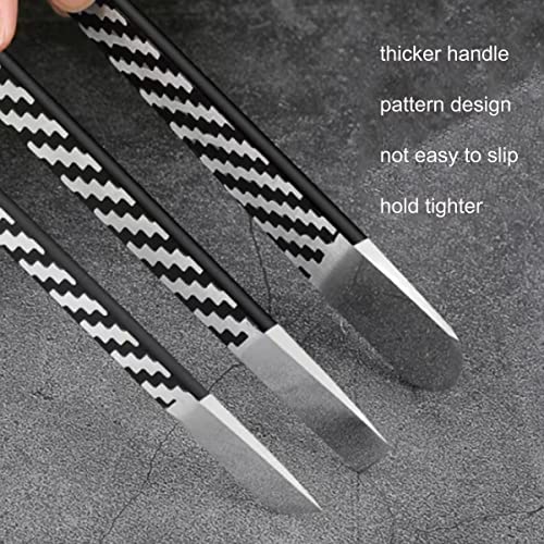 4 Pcs Decorative Foot Knives, Pedicure Knife Set for Ingrown Callus Shaver Feet Nail Correction Pliers Scissors Remover with Storage Bag. (160MM)