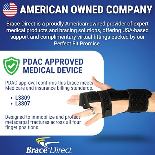 Brace Direct Pro Boxer Fracture Splint - Metacarpal Hand Brace - L3809 Left