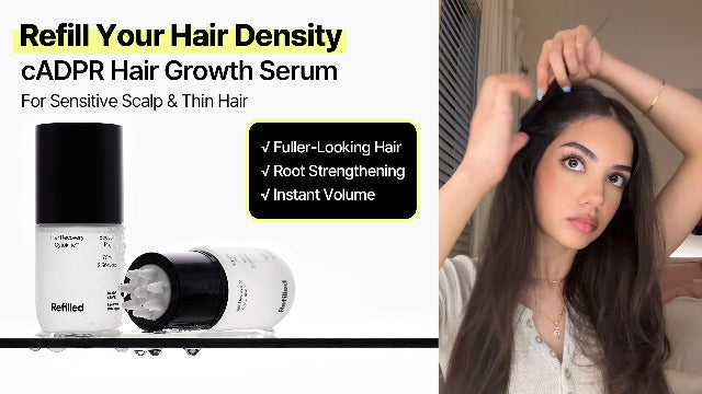 Refilled cADPR Booster Plus Hair Growth Serum for Moisturizing Scalp Care Moisture