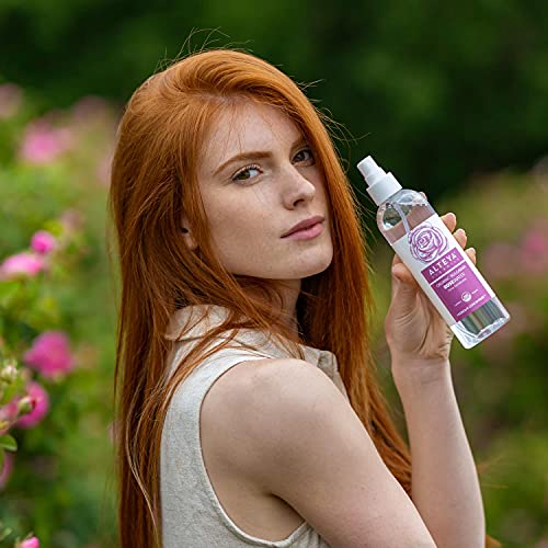 Alteya Organics Rose Water USDA Certified Organic Facial Toner, 8.5 Fl Oz Sprayer 8.5 Fl Oz (Pack of 1)
