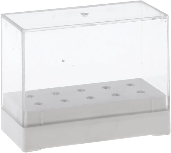 Milageto Nail Drill Bit Holder Drill Bit Stand for Nail Machine Display Organizer Available in 2 Colors - White - BeesActive Australia