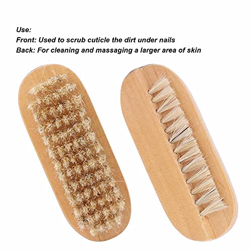ZJchao Nails Brushes for Fingers and Toe, Cleaning Nail Brush Manicure Pedicure Nail Scrubber Cleaning Brush for Men Women