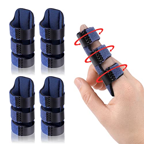 Trigger Finger Splint Blue 4pcs and Hip Brace for Sciatica 1pc