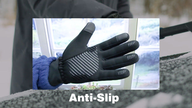 SIMARI Winter Gloves for Women Men - Cold Weather Thermal Touch Screen Ski Snow Glove Liners, Non-Slip Palm & Warm Fleece Lined, for Running Cycling Driving Hiking Walking Sports Outdoor Texting Work Grey X-Large