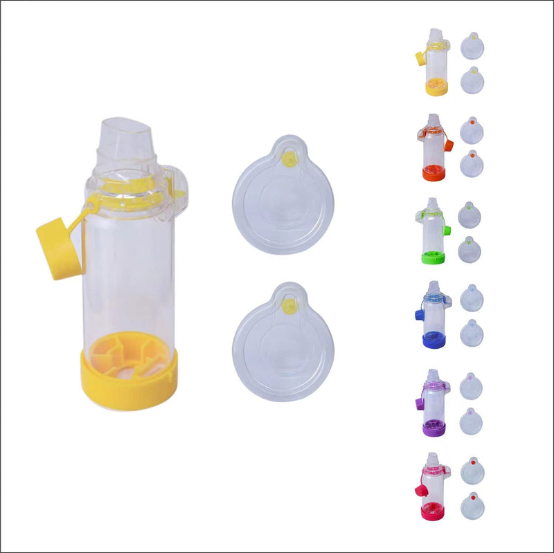 Spacer for Adult and Kids 2 Masks-NESSI OTC SPACER (2 Maks/Yellow/Adult) - BeesActive Australia