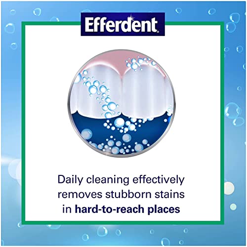 efferdent Retainer Cleaning Tablets, Denture Cleaning Tablets for Dental Appliances, Minty Fresh & Clean, 44 Count, (Pack of 3) 44 Count (Pack of 3)