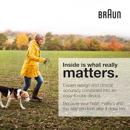 Braun ExactFit 1 Upper Arm Digital Blood Pressure Monitor Adjustable Cuff