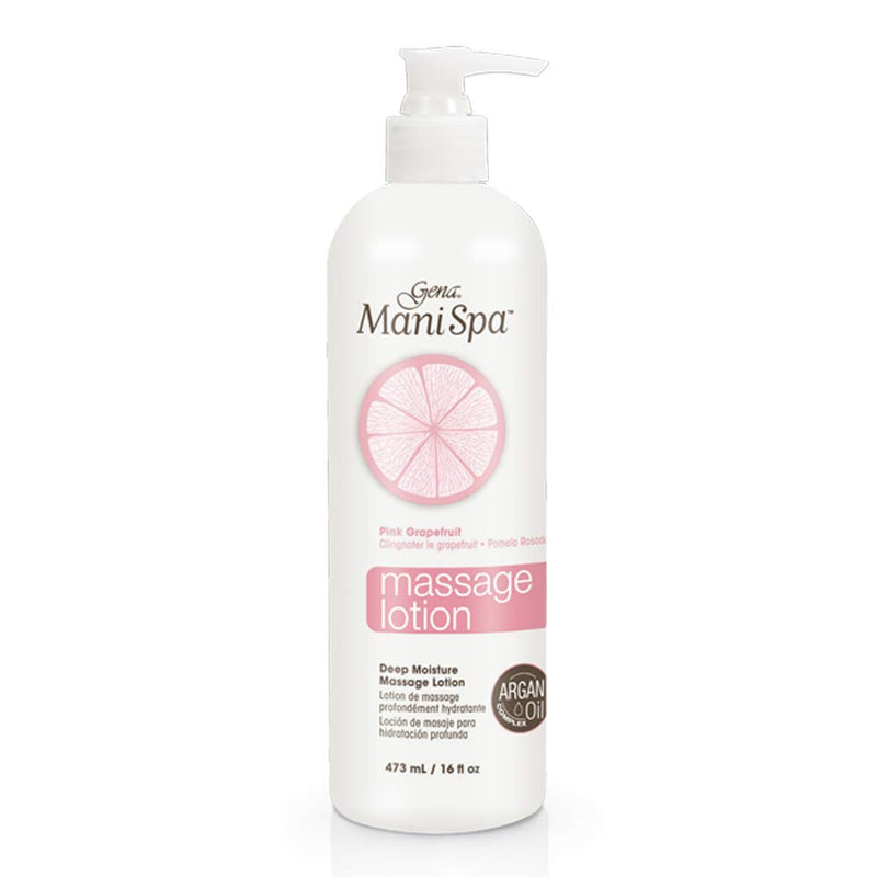 Gena Mani Spa Massage Lotion - Deep Moisturizing Body Lotion for Massages Therapy with Argan Oil, Massage Cream for Hands, Feet & Body, 16 fl oz Deep Moisture Massage Lotion - BeesActive Australia